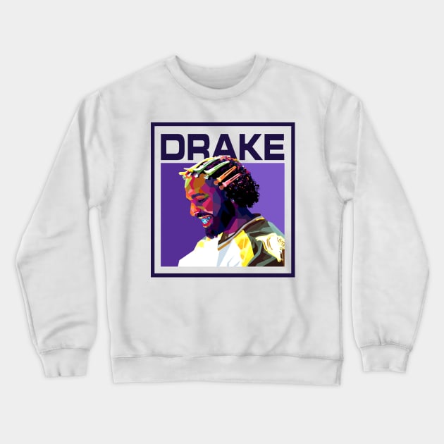 Drake For All The Dogs WPAP Crewneck Sweatshirt by awangwidyatama